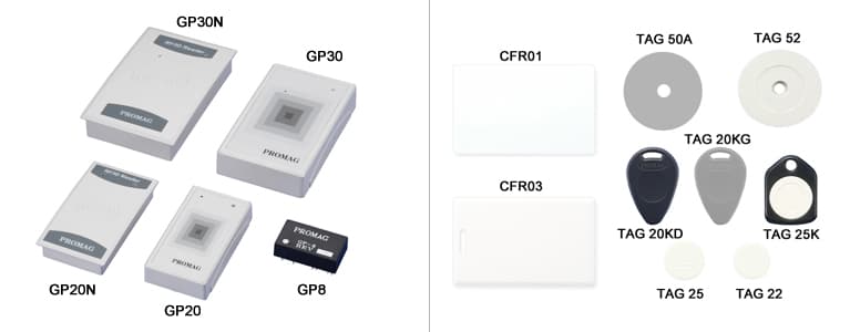 کارت‌خوان‌ها و تگ‌های RFID برند Promag