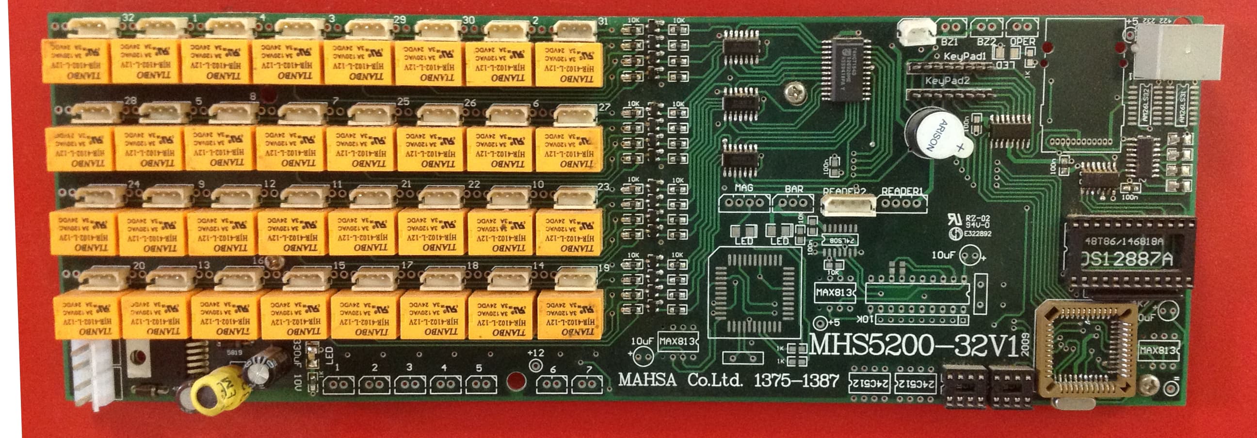 Access control for 32 doors with a single controller